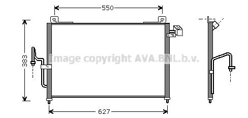 AVA QUALITY COOLING Lauhdutin, ilmastointilaite MZ5159